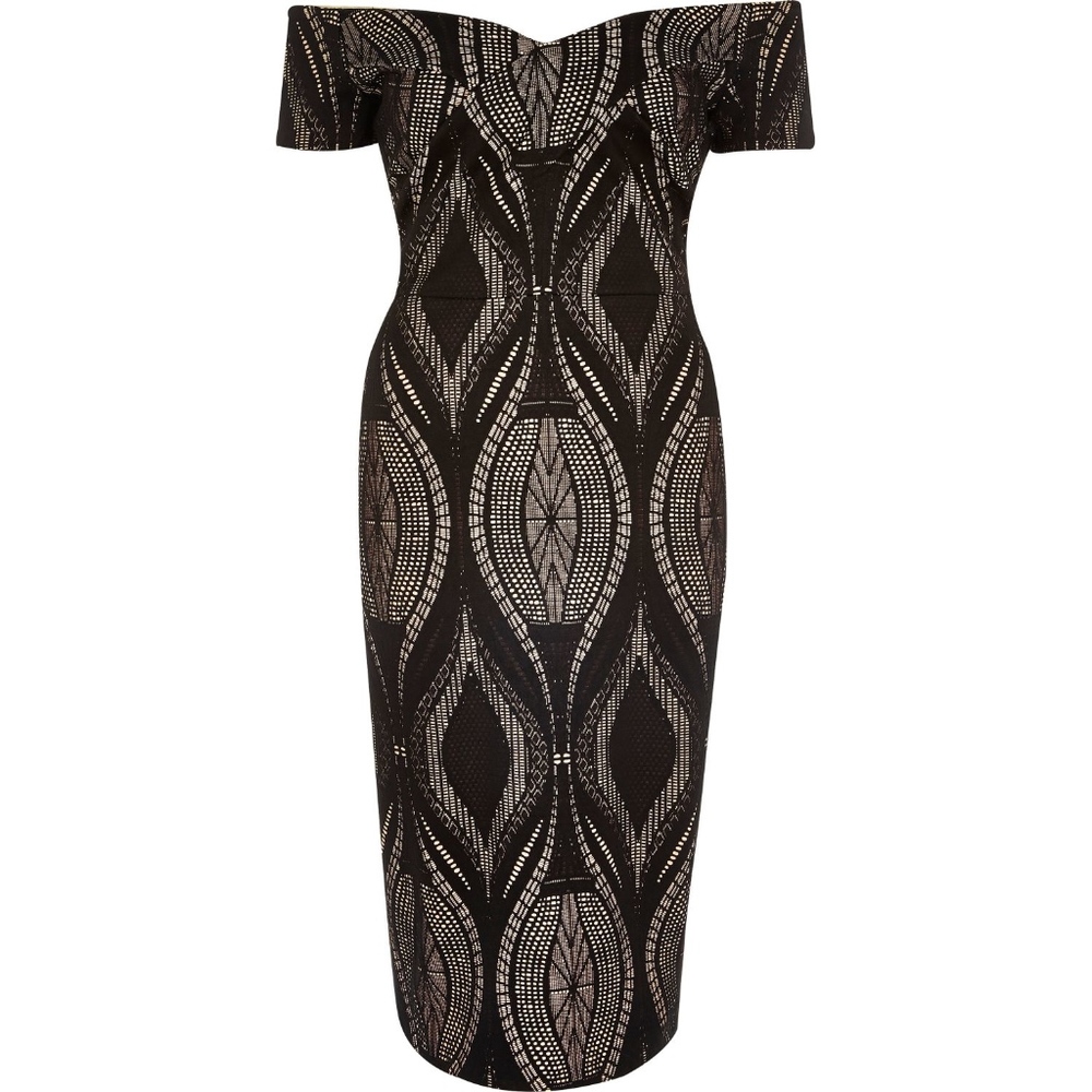 Midi Off the Shoulder Formal Dress